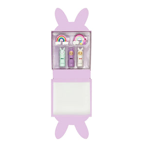 Inuwet - Coffre Paper Bunny - Lip Balm and Hair Clip
