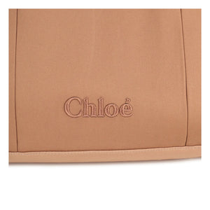 Chloé - Logo Cloth Diaper Bag | Beige Pink