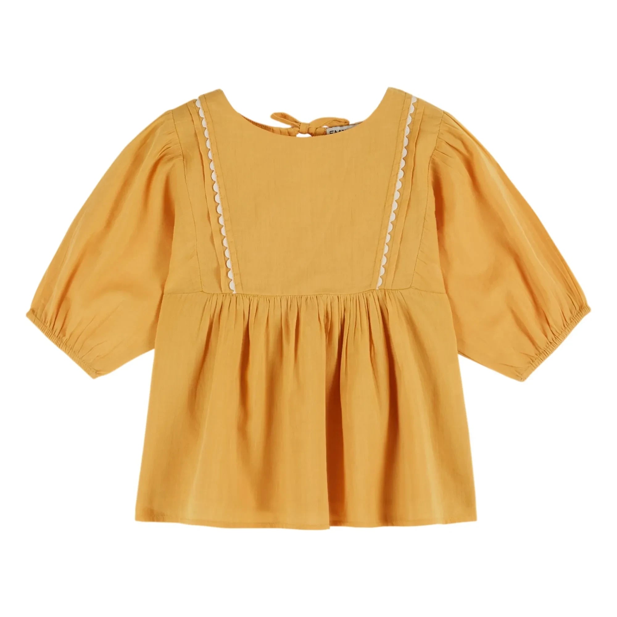 Emile et Ida - Yellow Ruffled Blouse