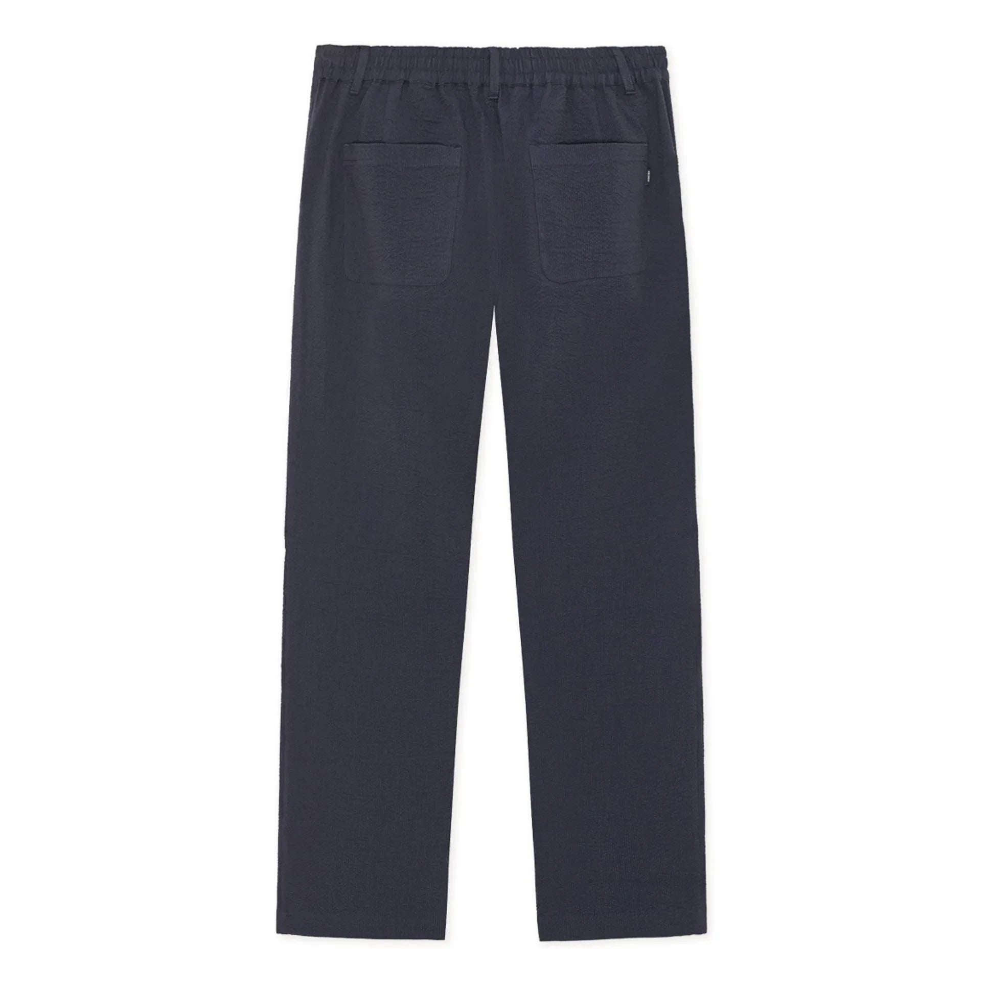 Les Deux - Seersucker Pants | Dark Blue