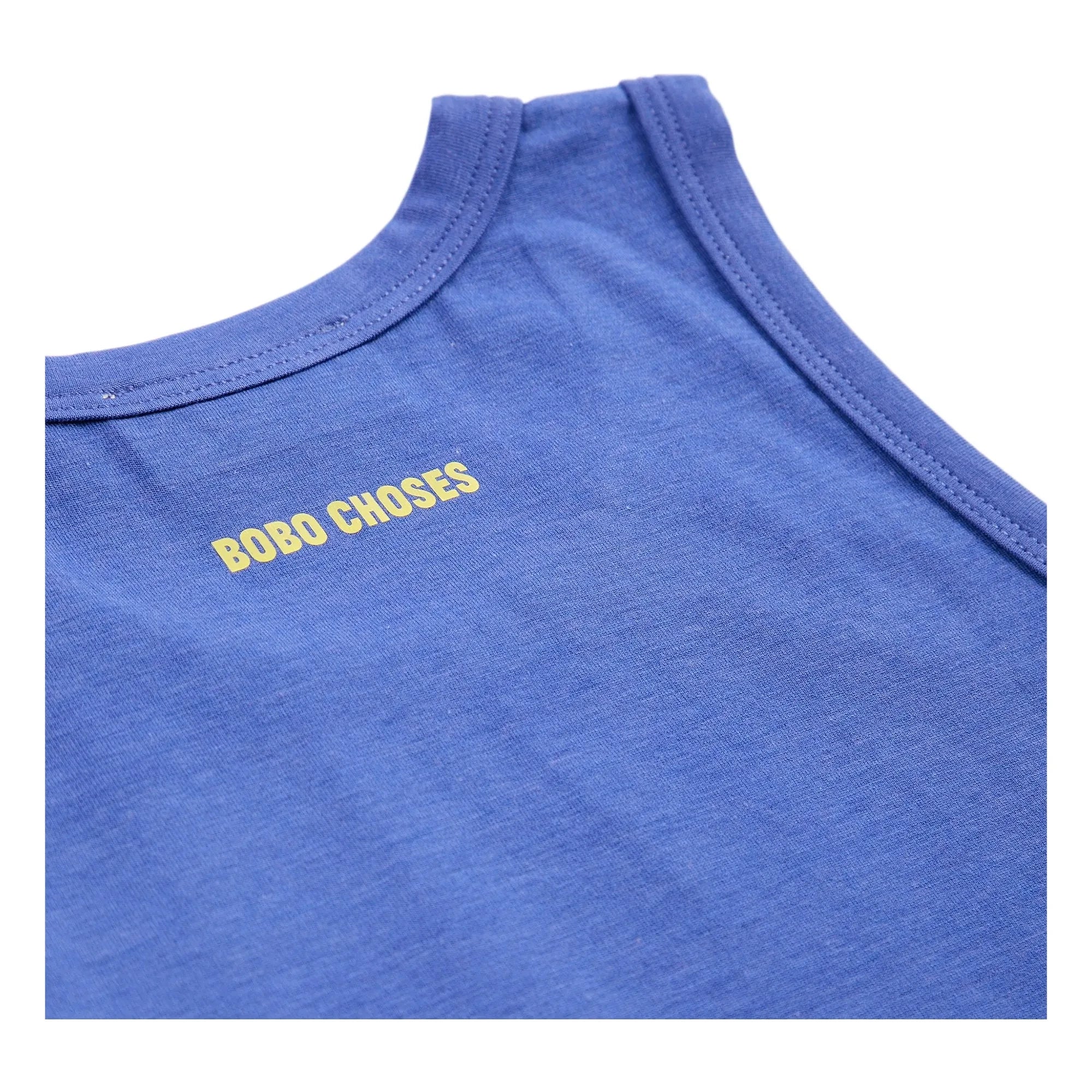 Bobo Choses - Have Fun Face Modal and Organic Cotton Tank Top | Royal Blue