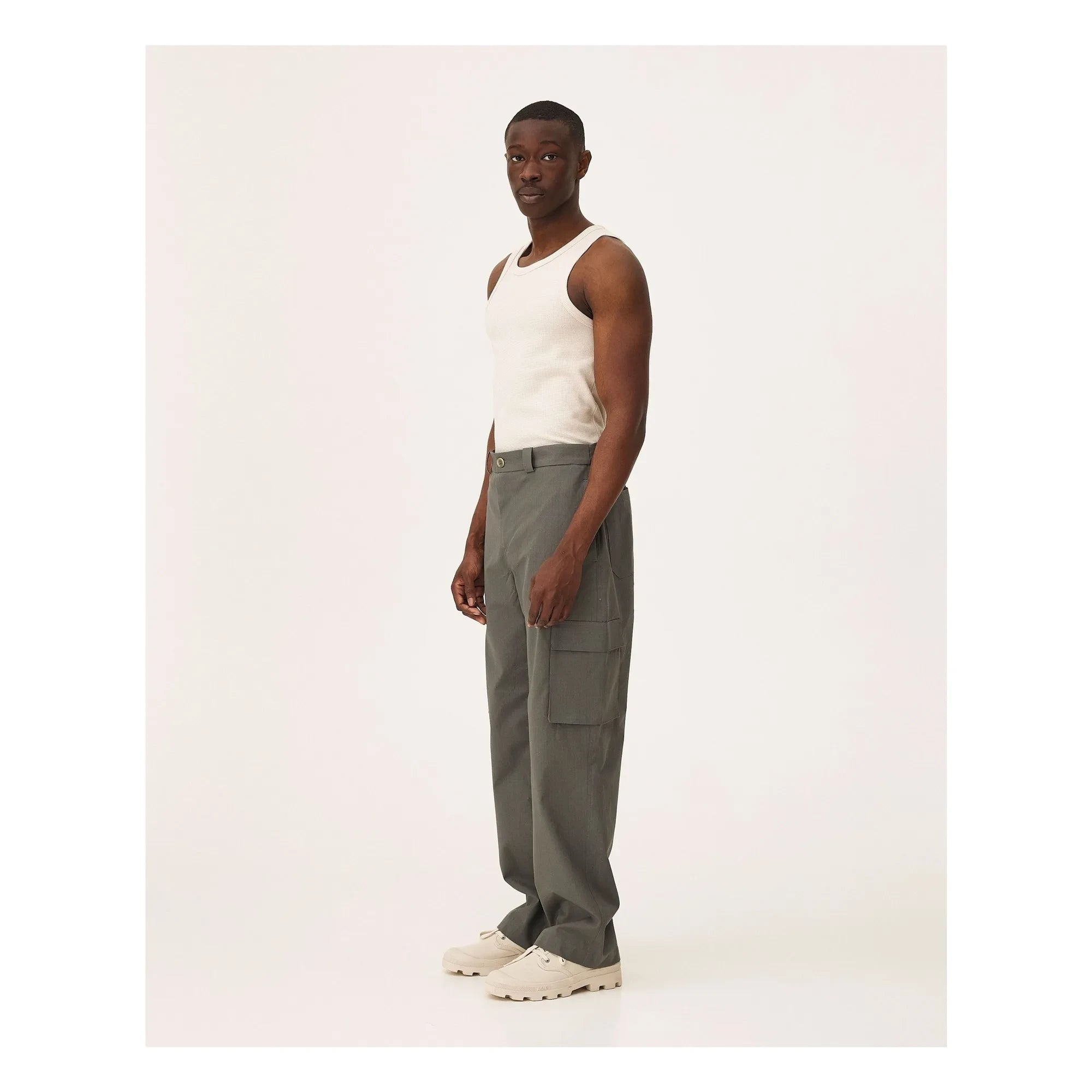 Noyoco - Organic Cotton Cargo Pants | Haki