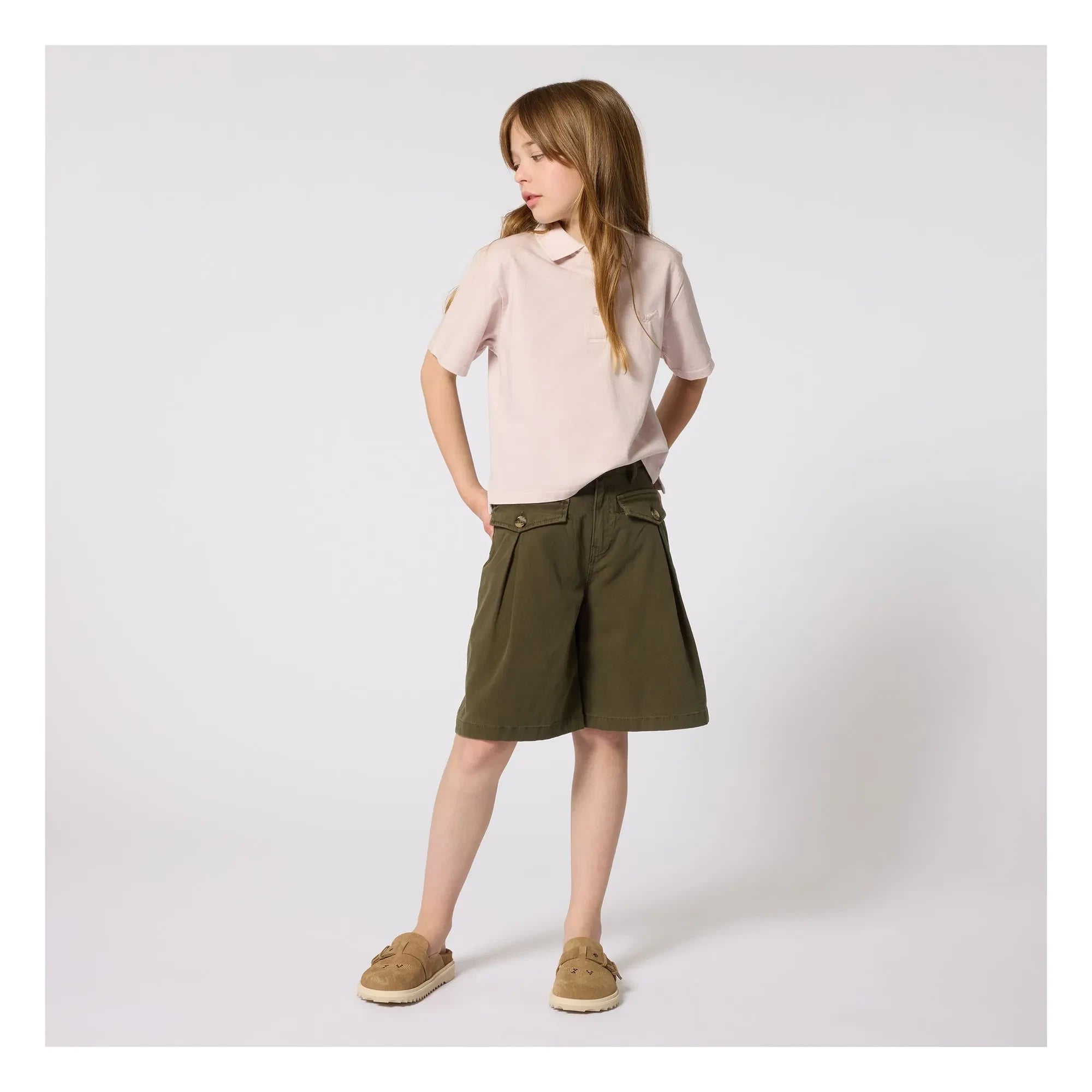 Zadig & Voltaire - Flep Pocket Bermuda Shorts | Khaki