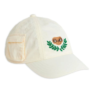 Mini Rodini - E.T. Embroidered Hat | White