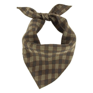 Sessùn - Scotty Checked Scarf | Khaki