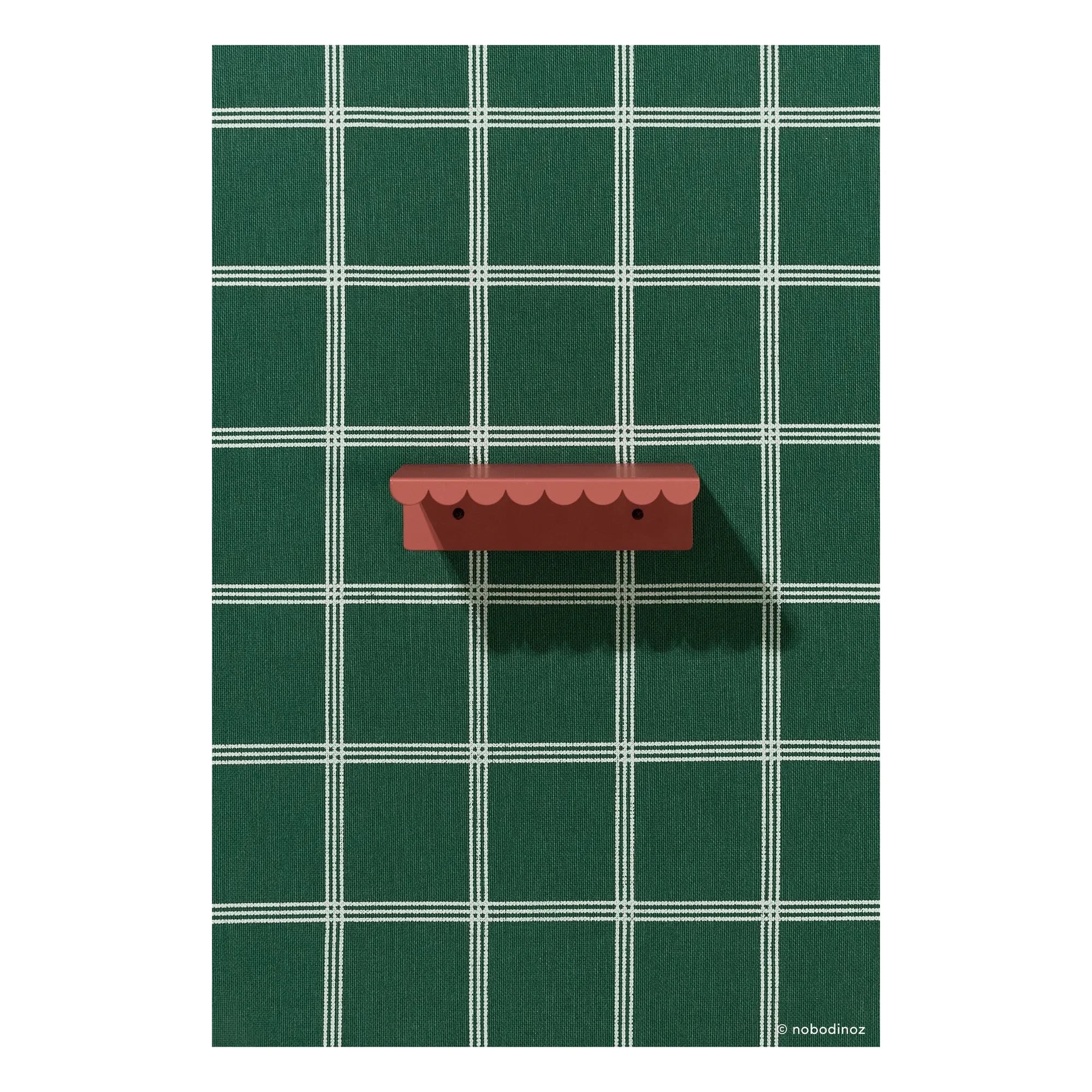 Nobodinoz - Vibes Wall Shelf 20x16 cm | Terracotta