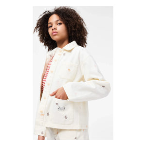Molo - Hellen Coquillages Organic Cotton Jacket | Ivory