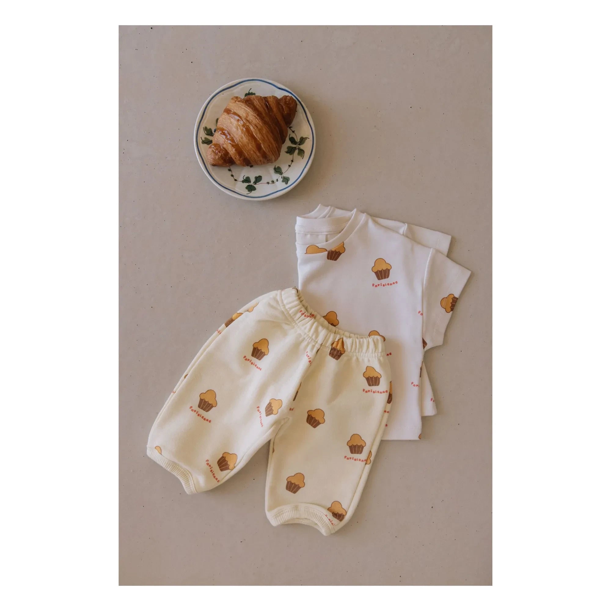 Studio Bohème - Porgy Brioches Organic Cotton Fleece Pants | Light Yellow