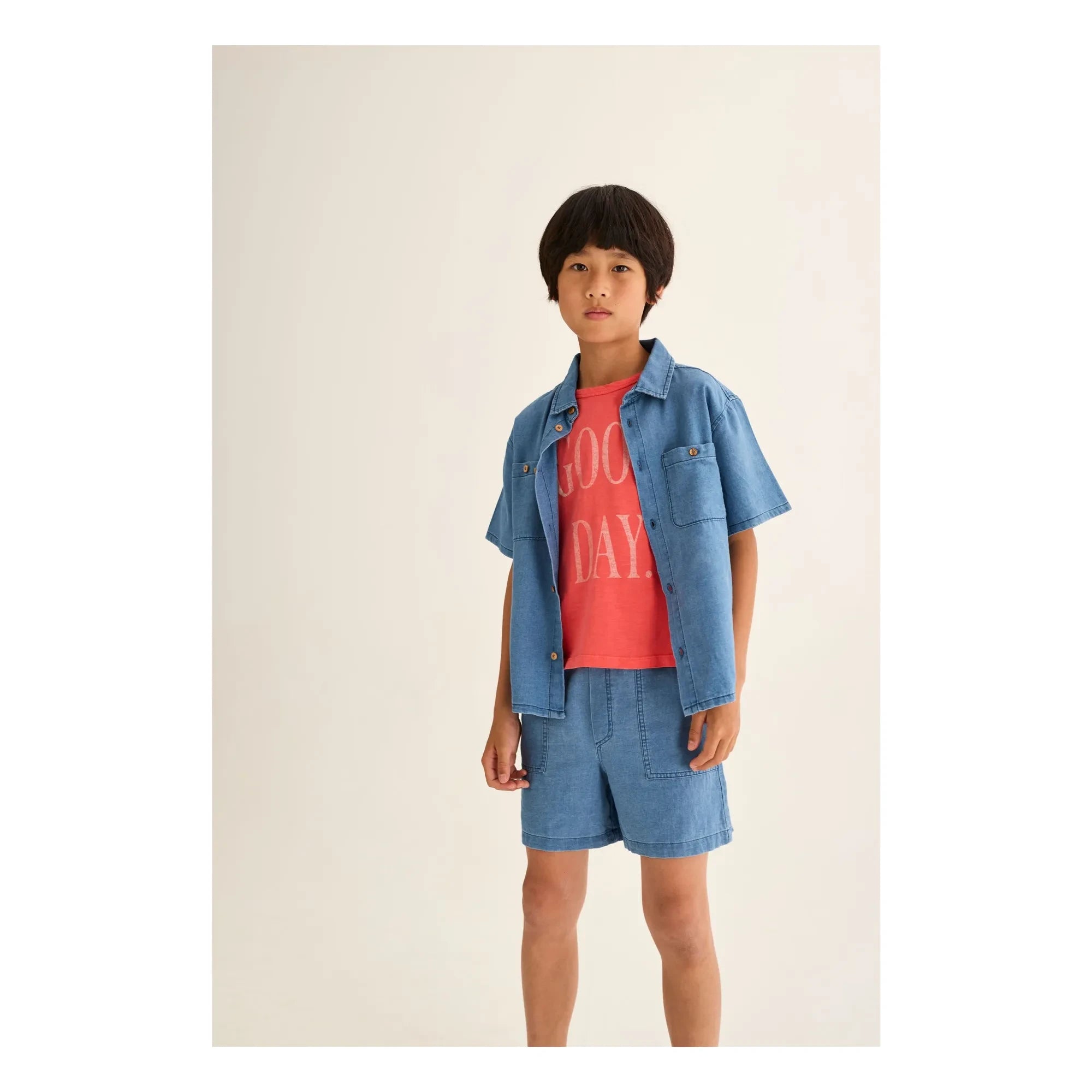 Cozmo - Denim Wolf Bermuda Shorts | Blue