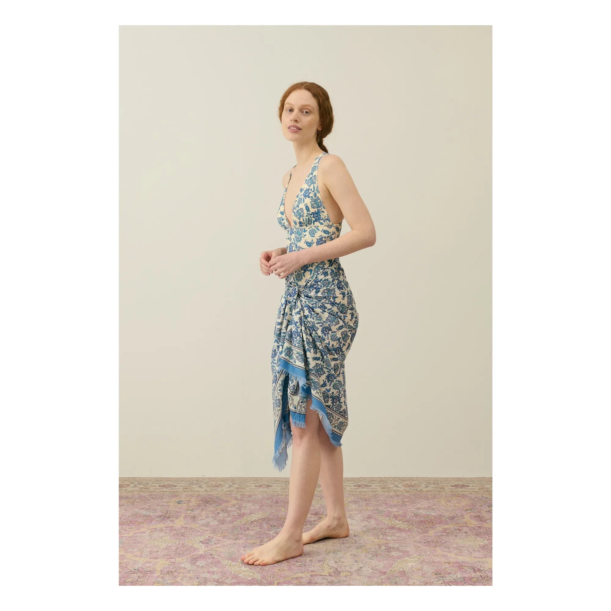 Louise Misha - Playa Shawl - Women's Collection | Blue