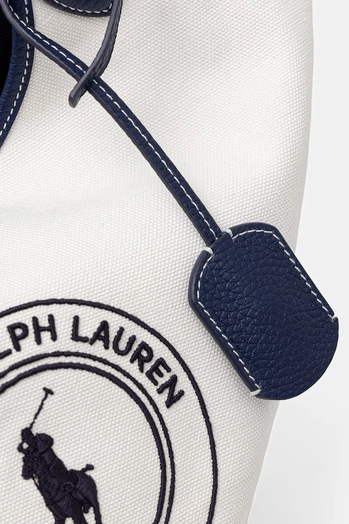 Polo Ralph Lauren pamuklu kadın tote çanta