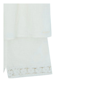 Bonton - Nouki Cotton Muslin Tank Top and Shorts Set | Ecru