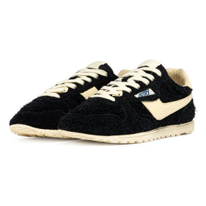 Autry - Windspin Low Two-Tone Suede & Leather Sneakers | Black
