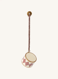 Maileg - Metal Drum Christmas Decoration | Pink