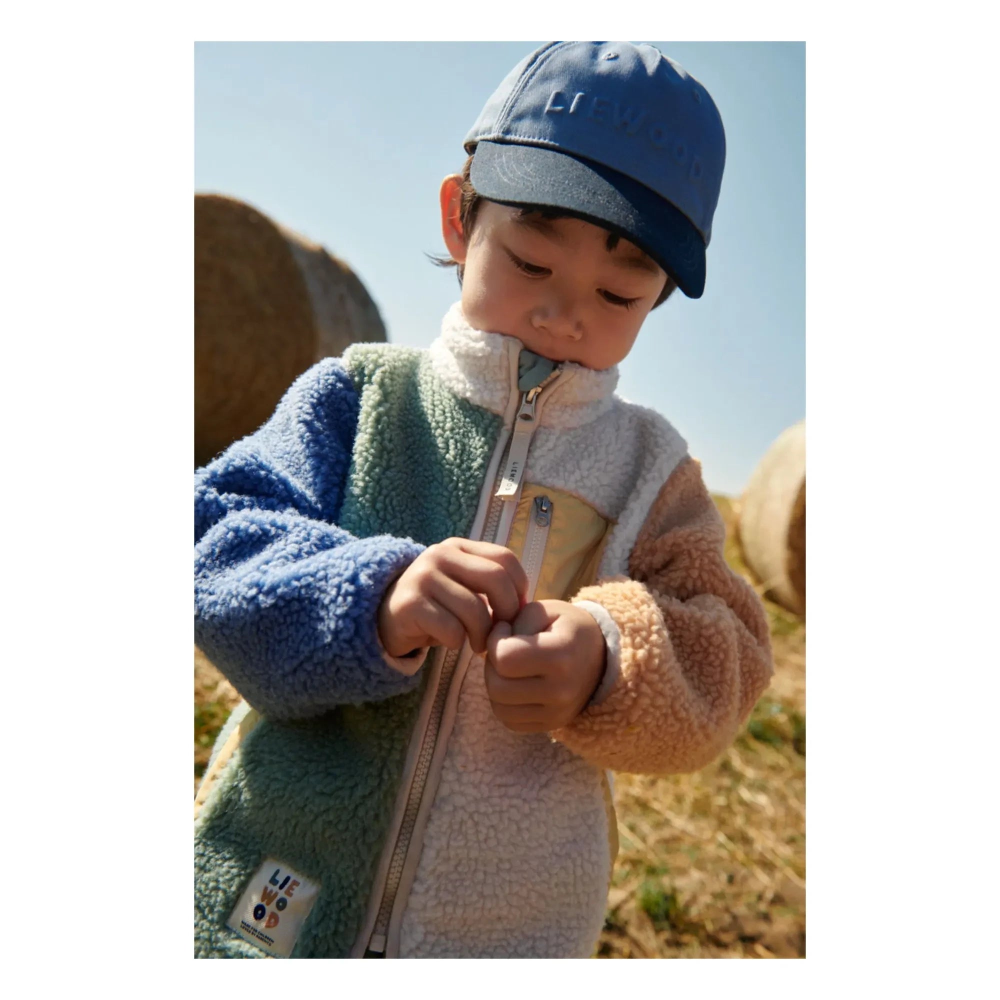 Liewood - Nolan Recycled Fiber Fleece Jacket | Mint Green