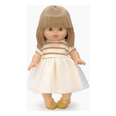 Minikane - Zoé doll in striped outfit | Ecru