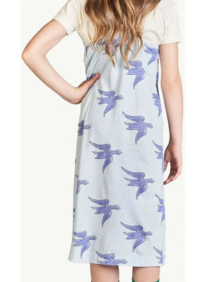 The Animals Observatory - Gazel Birds Dress | Light Blue