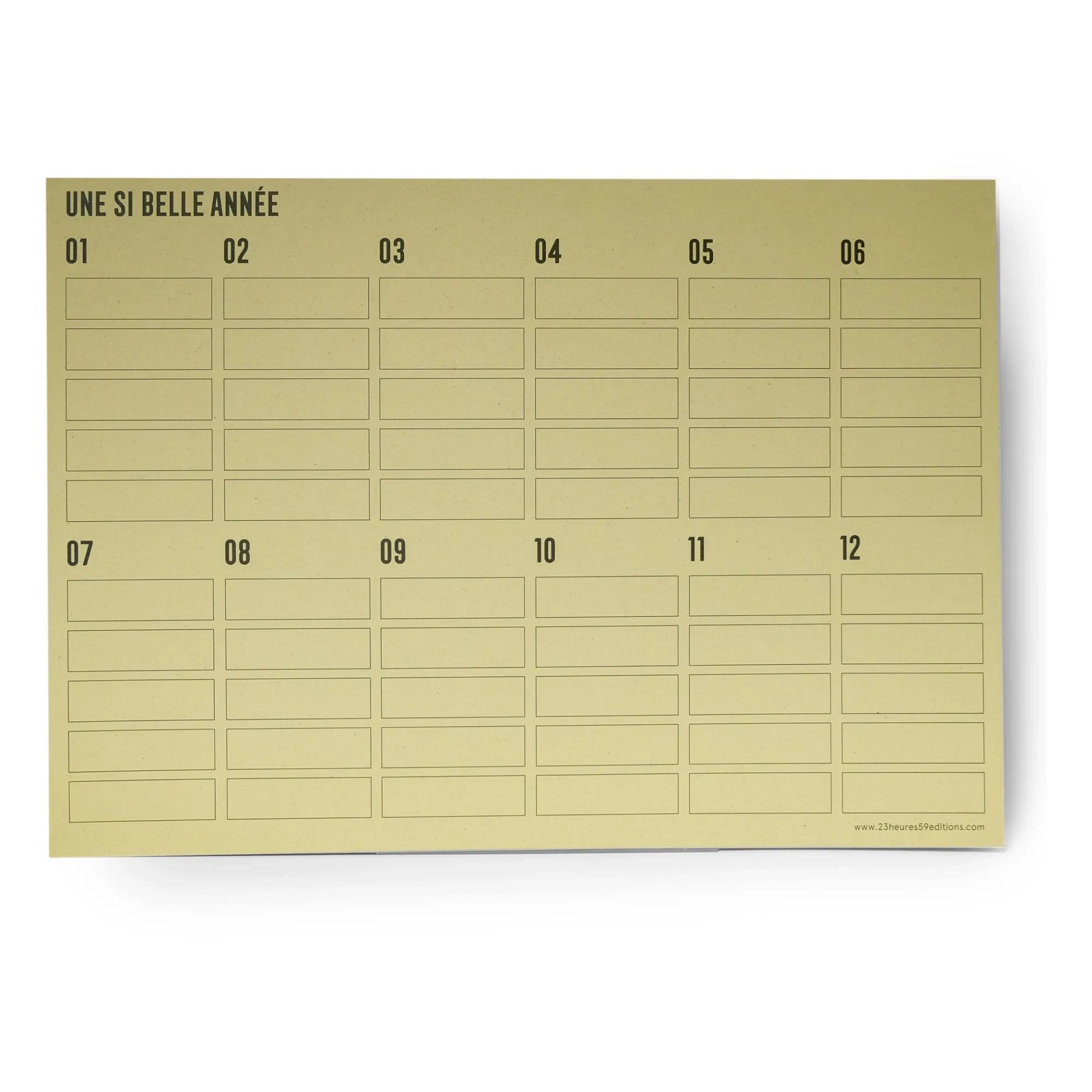 23heures59 éditions - Desk Blotter | Olive Green