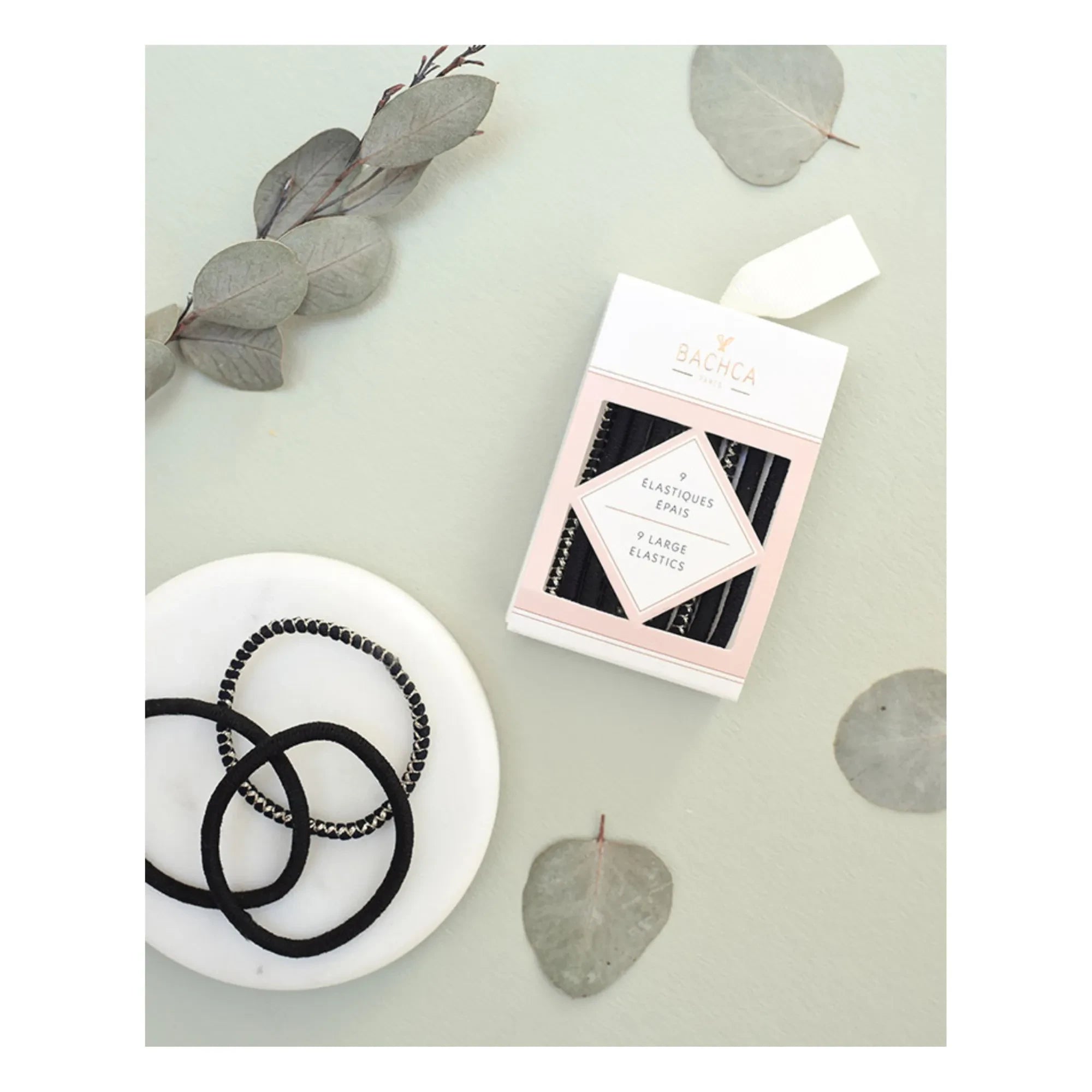 Bachca - Nora Thick Black Hair Clips