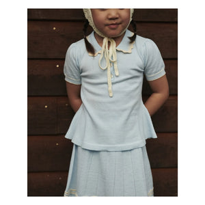 Copenhagen Colors - Tennis Skirt Made of Organic Cotton | Ice Blue
