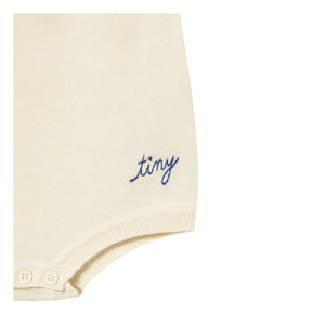 Tinycottons - Gathered Body Bodysuit | White