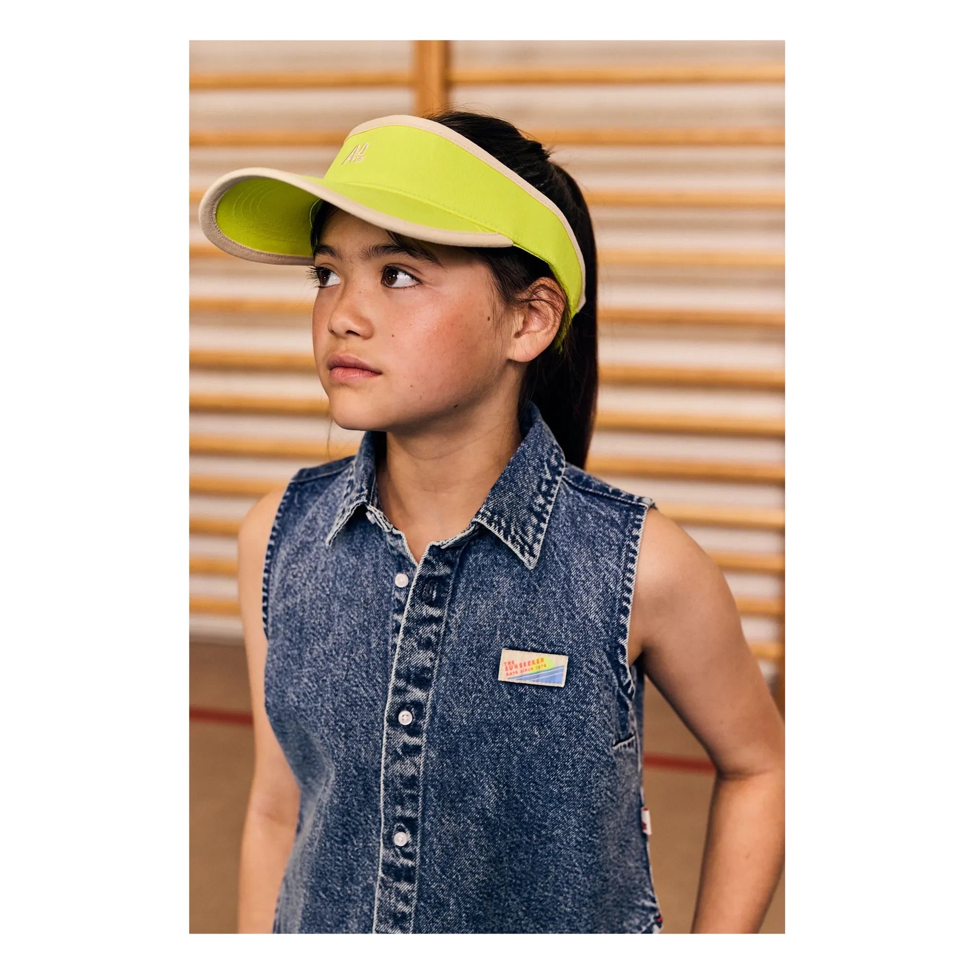AO76 - Jacky Sleeveless Denim Shirt | Blue