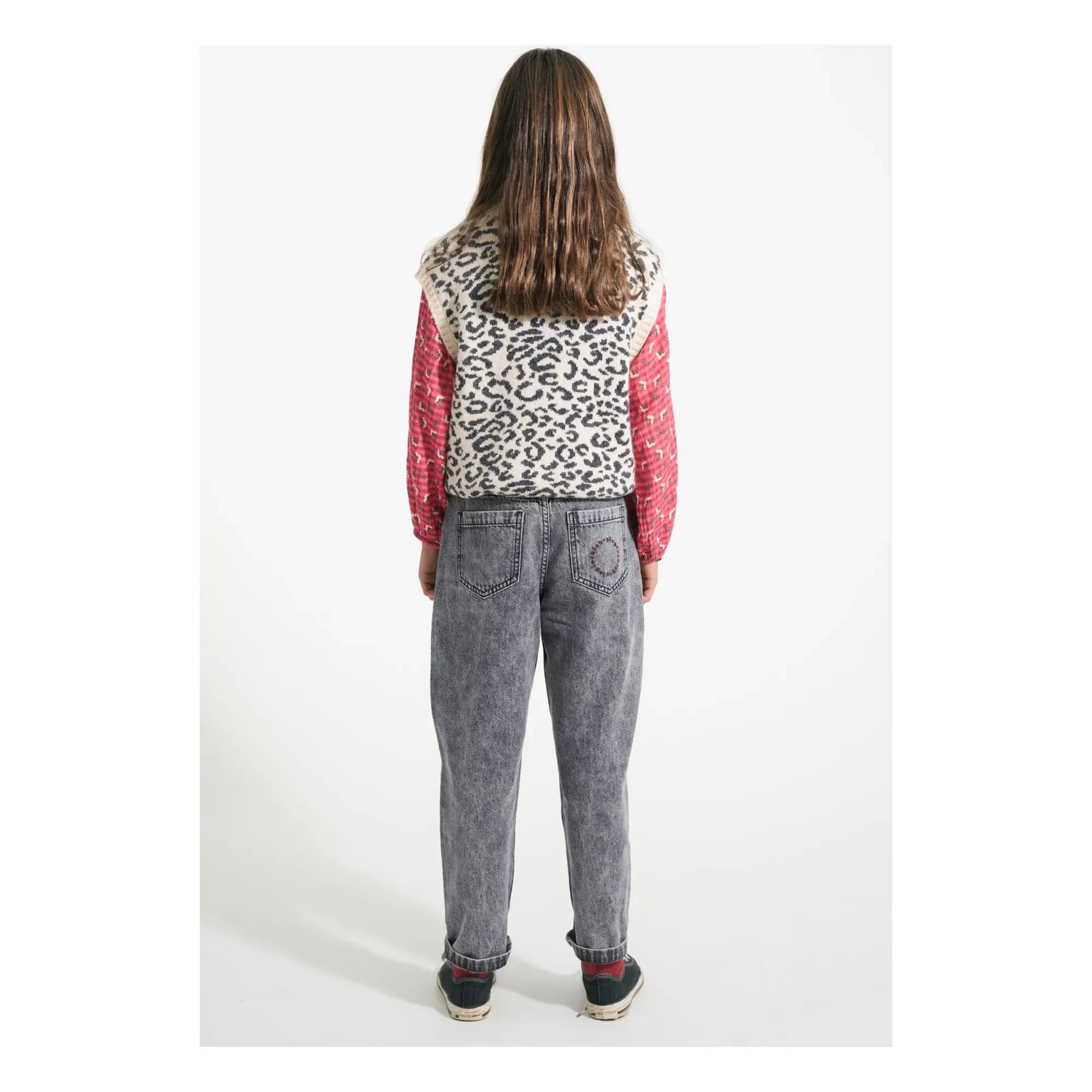 Piupiuchick - Jean Mom Faded | Black