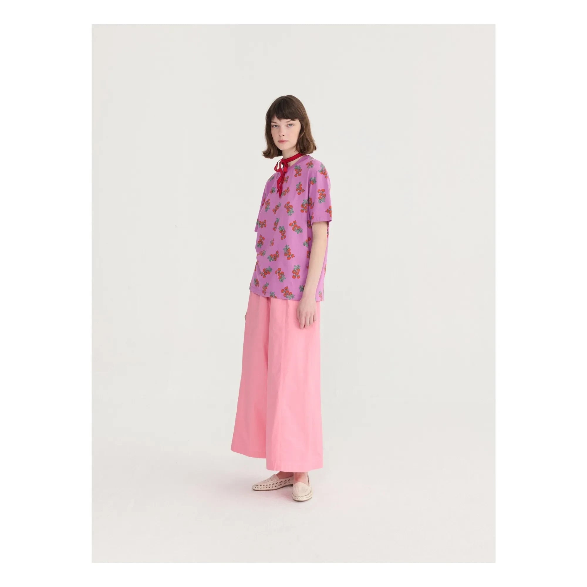 Bobo Choses - Tomato Print Organic Cotton T-Shirt | Purple