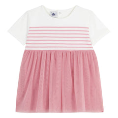 Petit Bateau - Organic Cotton Barlotta Dress | Pink