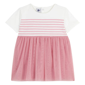 Petit Bateau - Organic Cotton Barlotta Dress | Pink