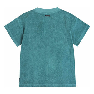 Tumble N'Dry - Morea Oversized Organic Cotton T-shirt | Peacock Blue