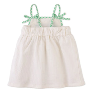 Gingersnaps - Aviana Embroidered Dress | White