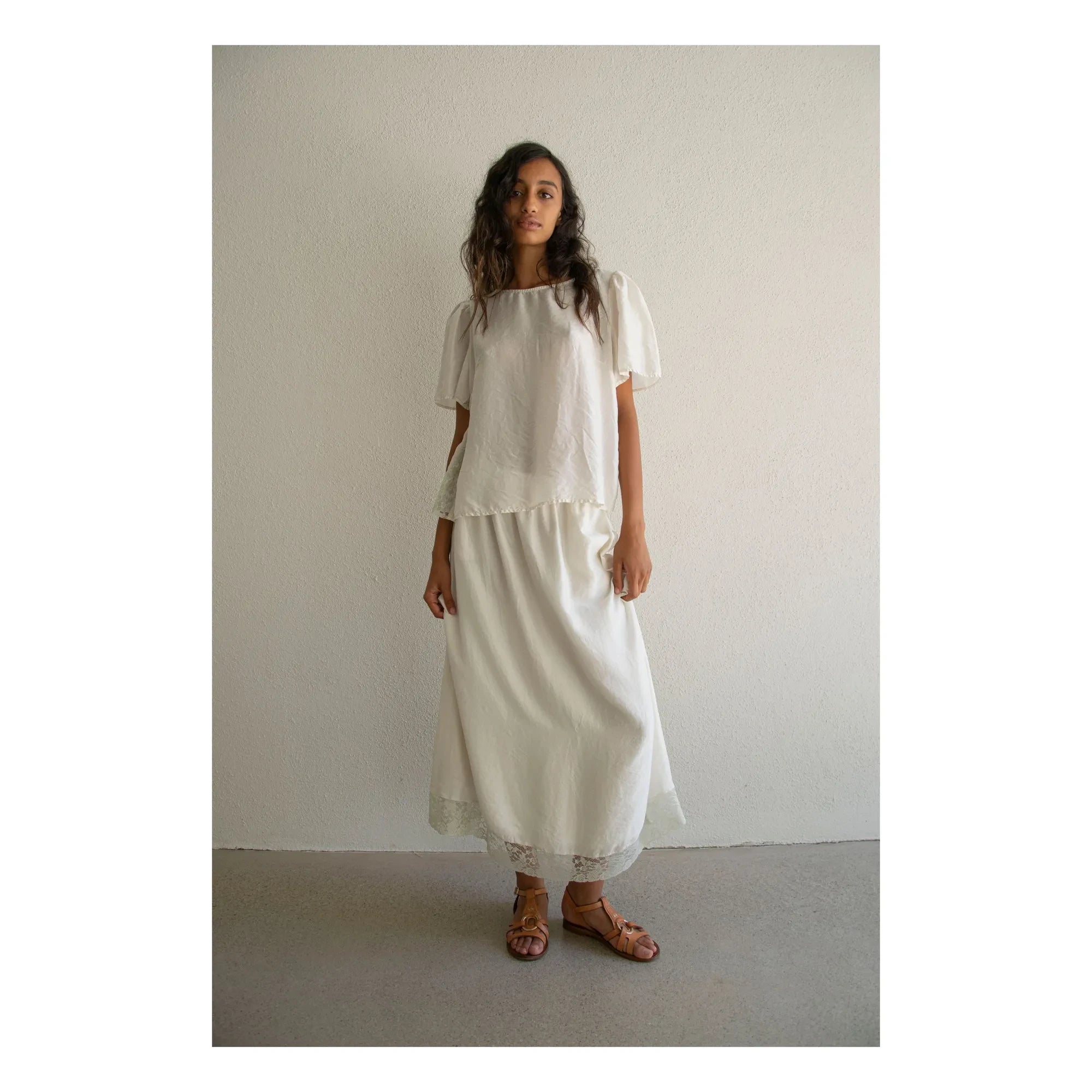 THEAVANT - Top La Fille Dantel | Beyaz
