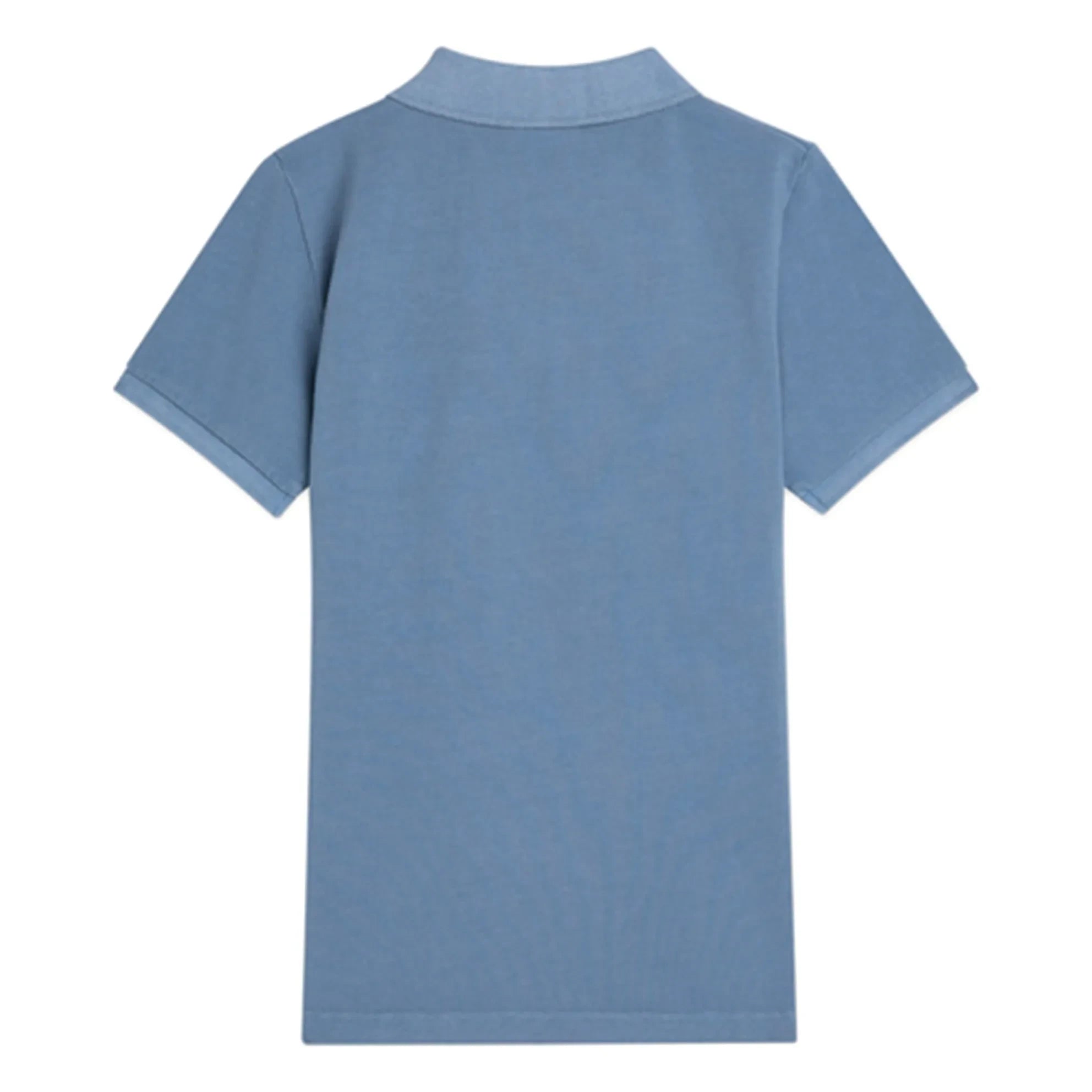 Scotch & Soda - Embroidered Logo Polo T-Shirt | Gray Blue