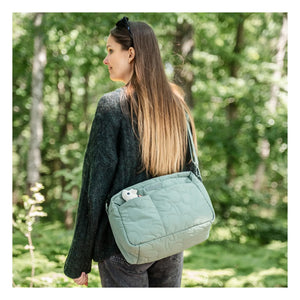 Done by Deer - Quilted Baby Stroller Bag | Green