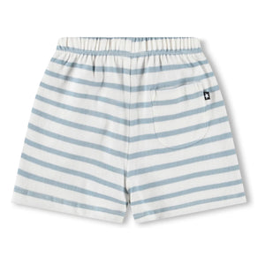 Molo - Skie Striped Organic Cotton Shorts | White