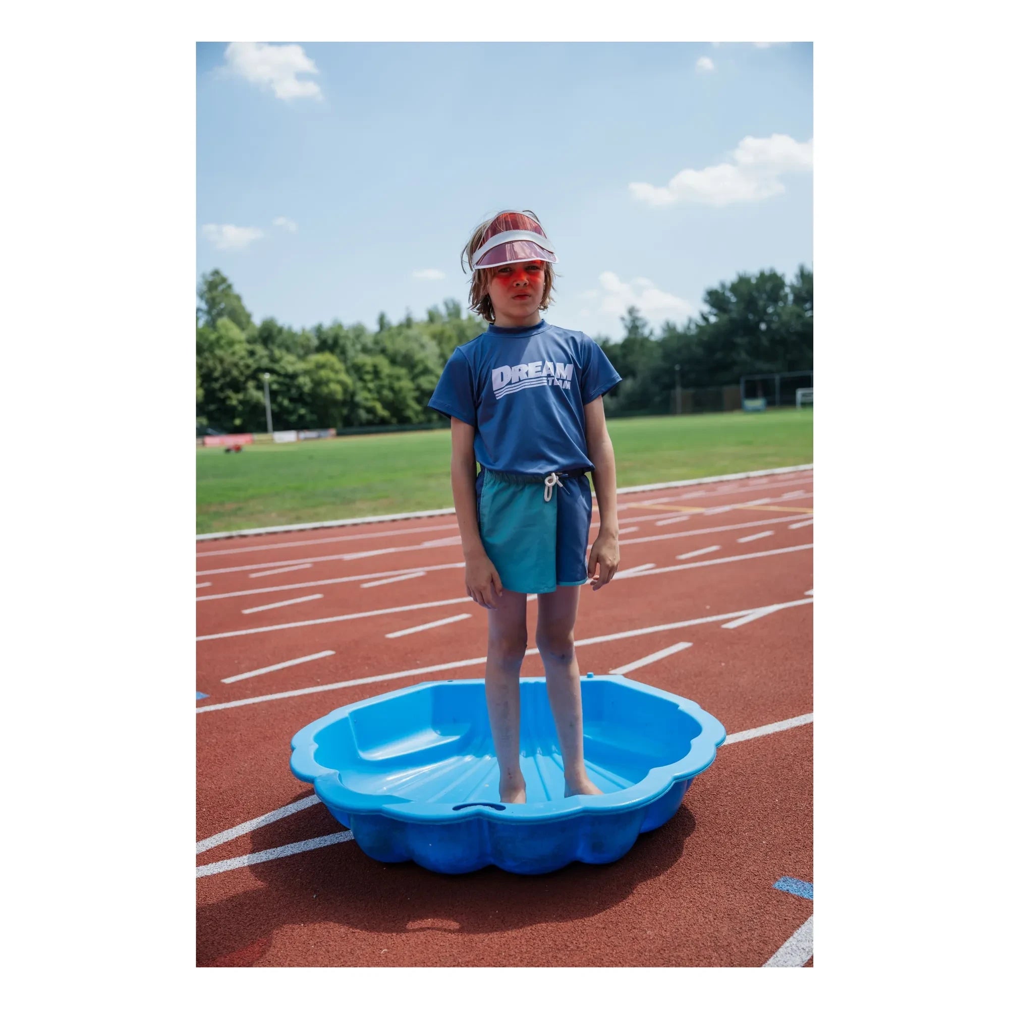Cos I Said So - Colour Blocked Swim Shorts | Blue