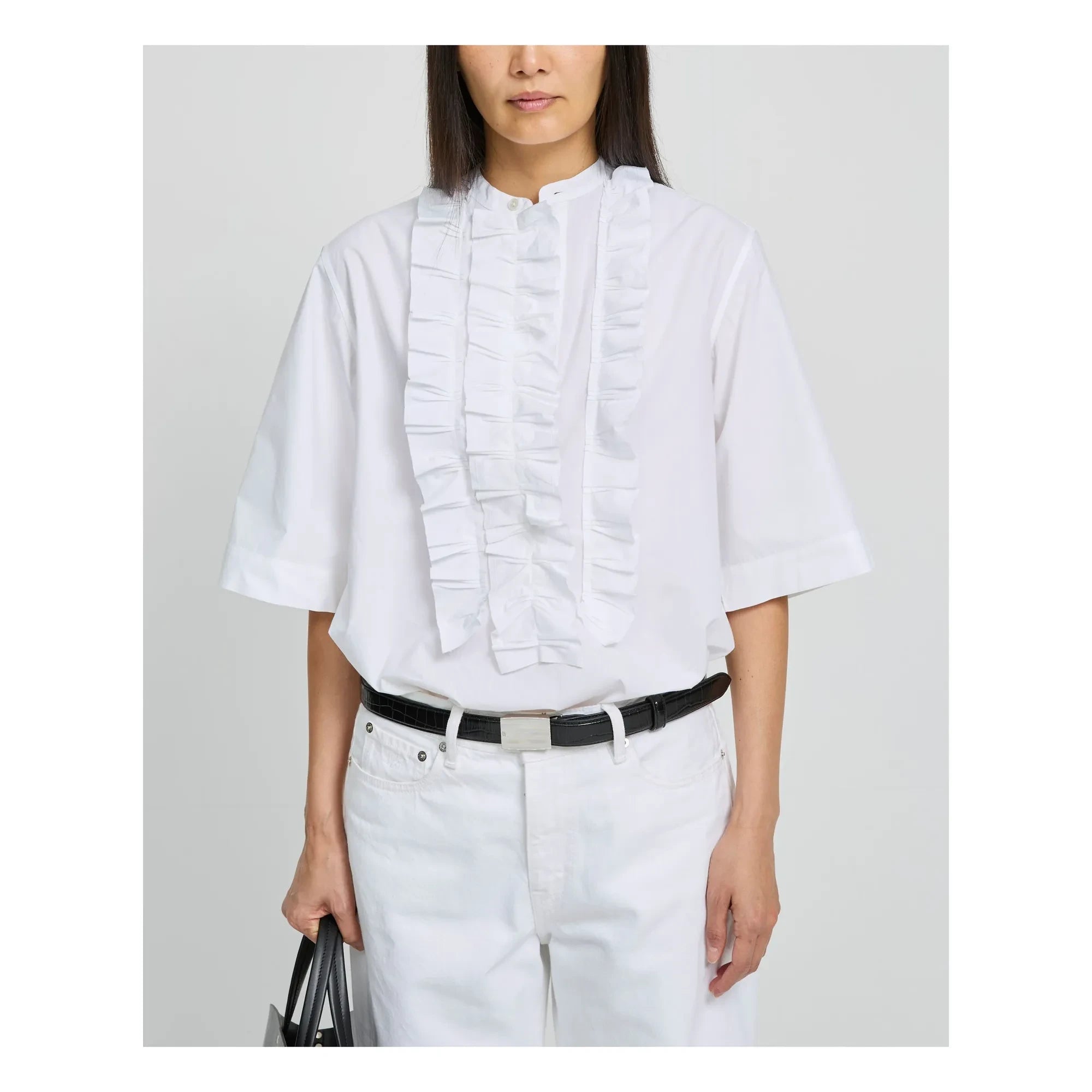 Laurence Bras - Blouse Magrita Short Cotton | White