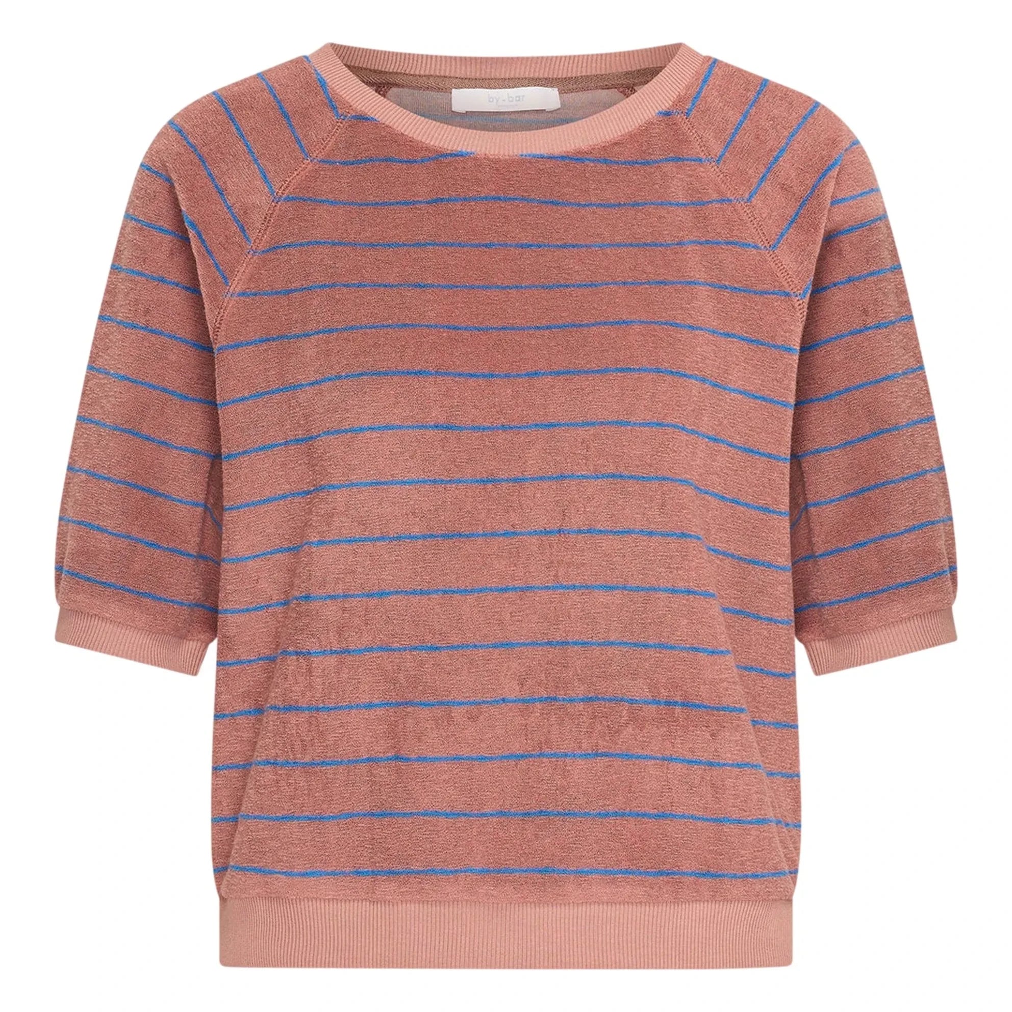 By Bar - Striped T-shirt Neva Organic cotton | Brick red