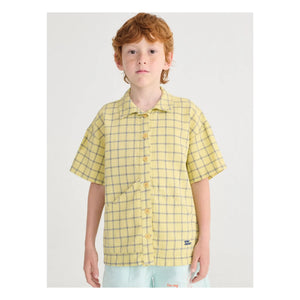 Bobo Choses - Organic Cotton Plaid Shirt | Yellow