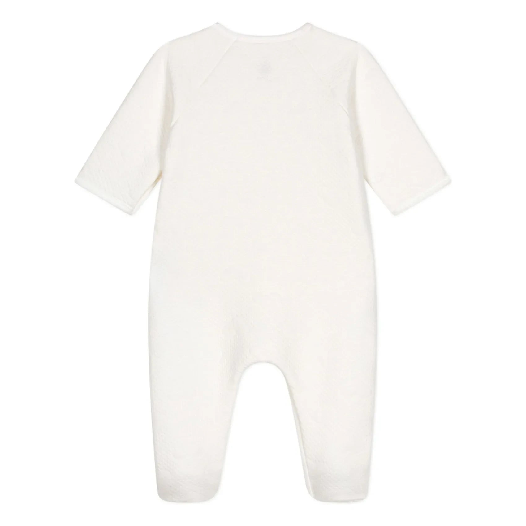Petit Bateau - Organic Cotton Sleeper Pajamas | White