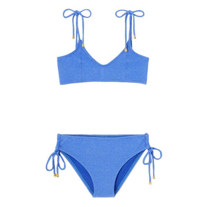 Lison Paris - Bahamas Metallic 2-Piece Swimsuit | Cobalt
