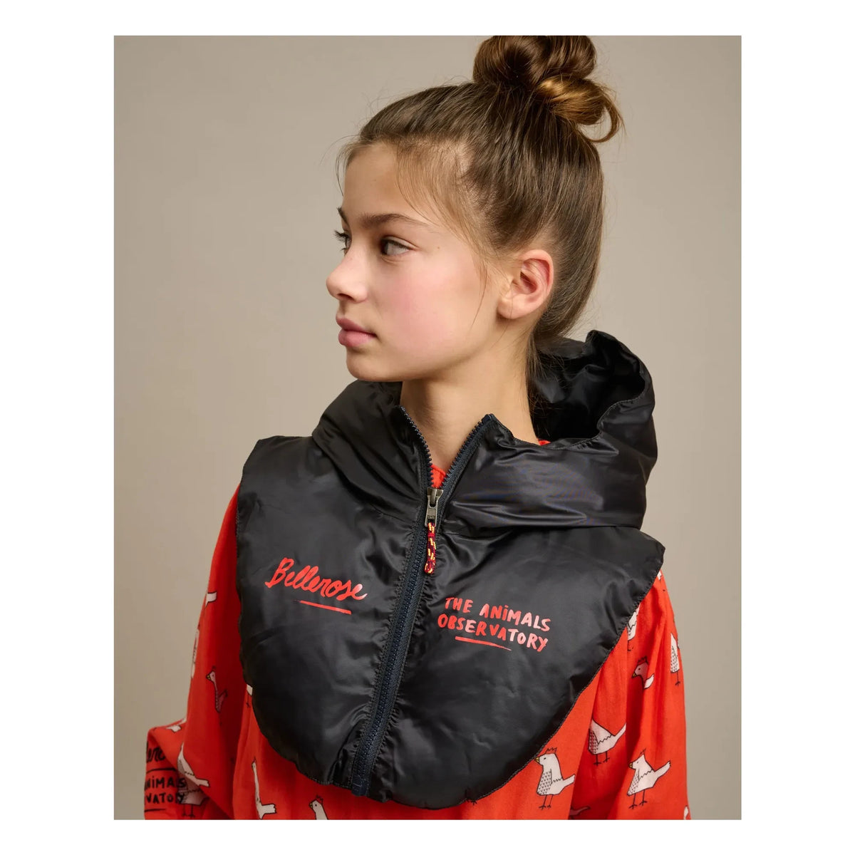 The Animals Observatory - The Animals Observatory X Bellerose - Hocco Çıkarılabilir Kapüşonlu Sweatshirt | Lacivert