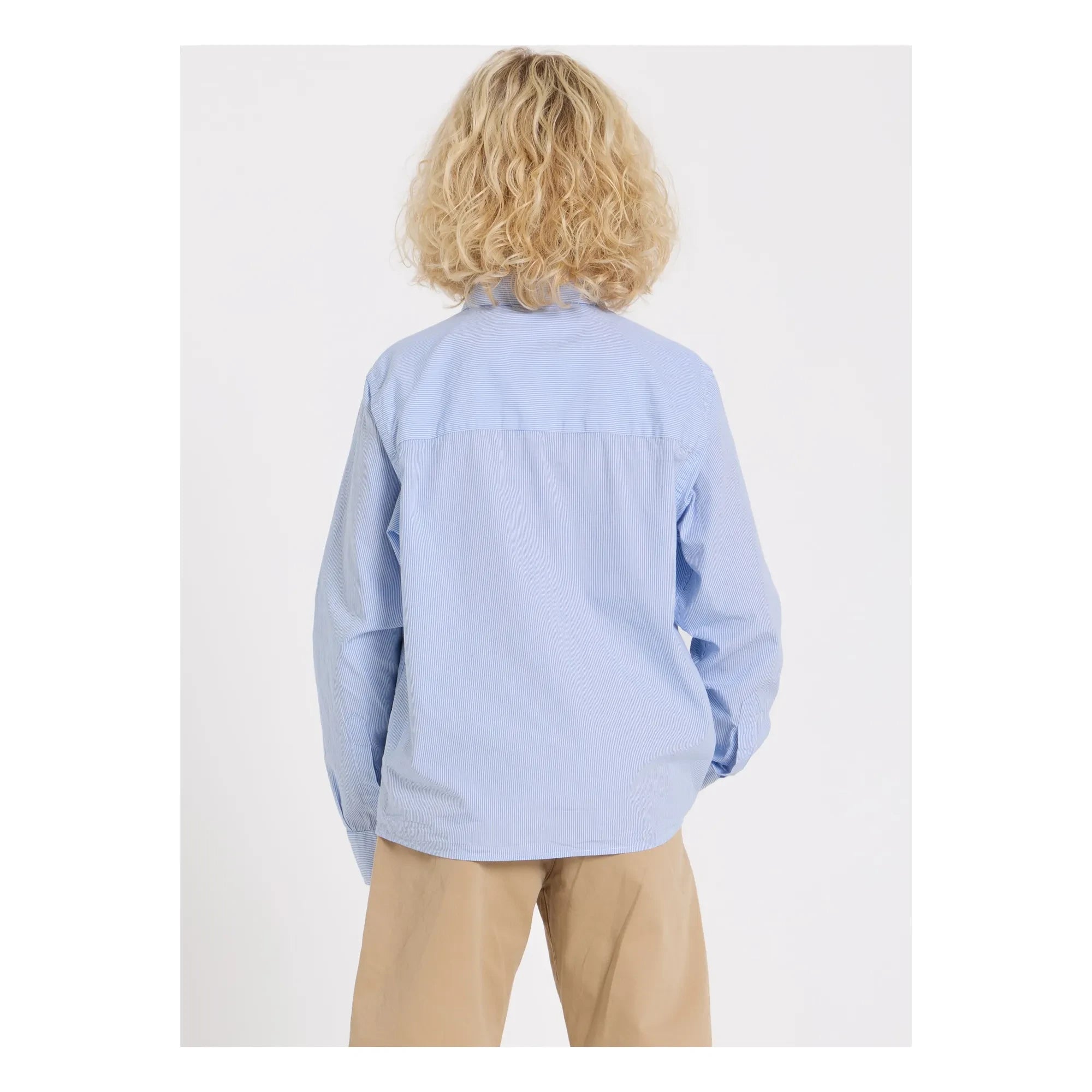 Smallable Kid - Zak Striped Shirt | Light Blue