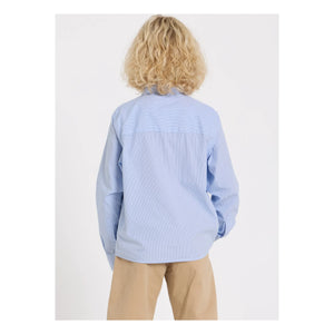 Smallable Kid - Zak Striped Shirt | Light Blue