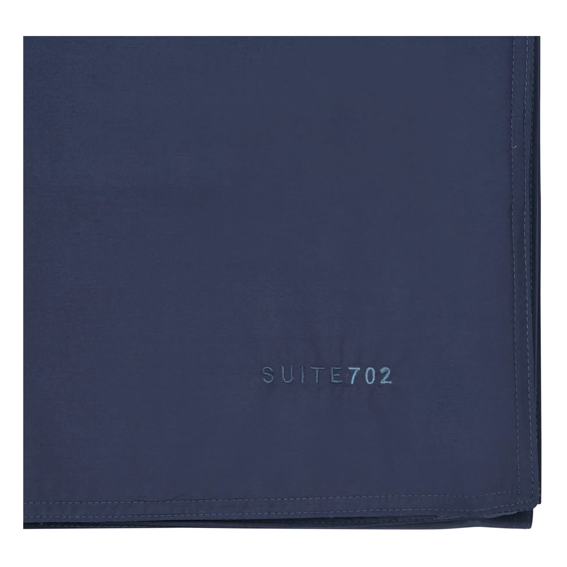 Suite 702 - Organic Percale Duvet Cover | Navy Blue