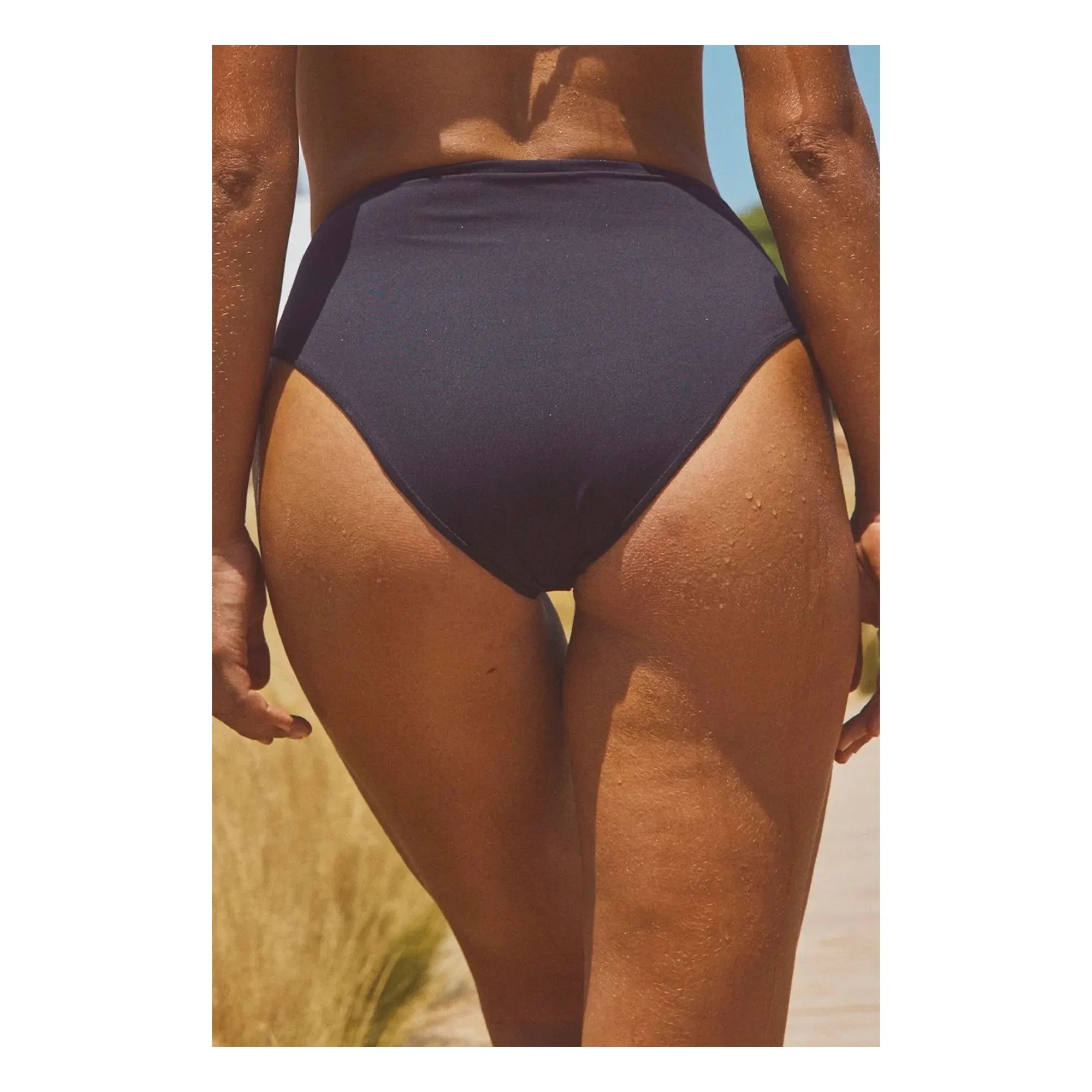 Anja Paris - La Magnétique Mayo Stockings | Siyah