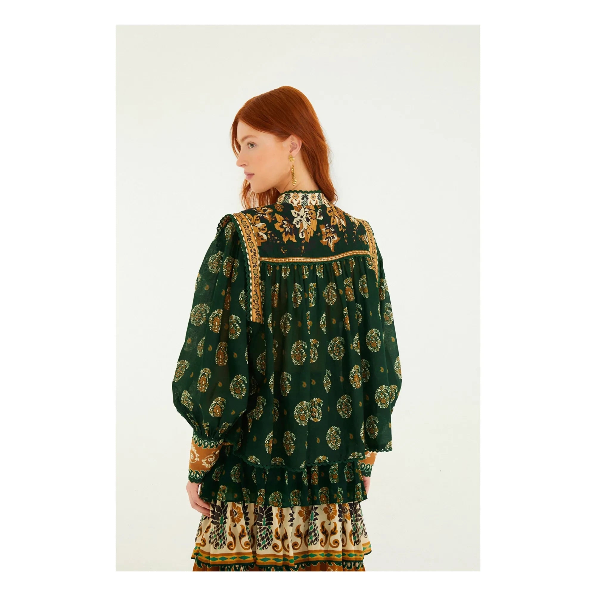 Farm Rio - Tayla Blouse | Green