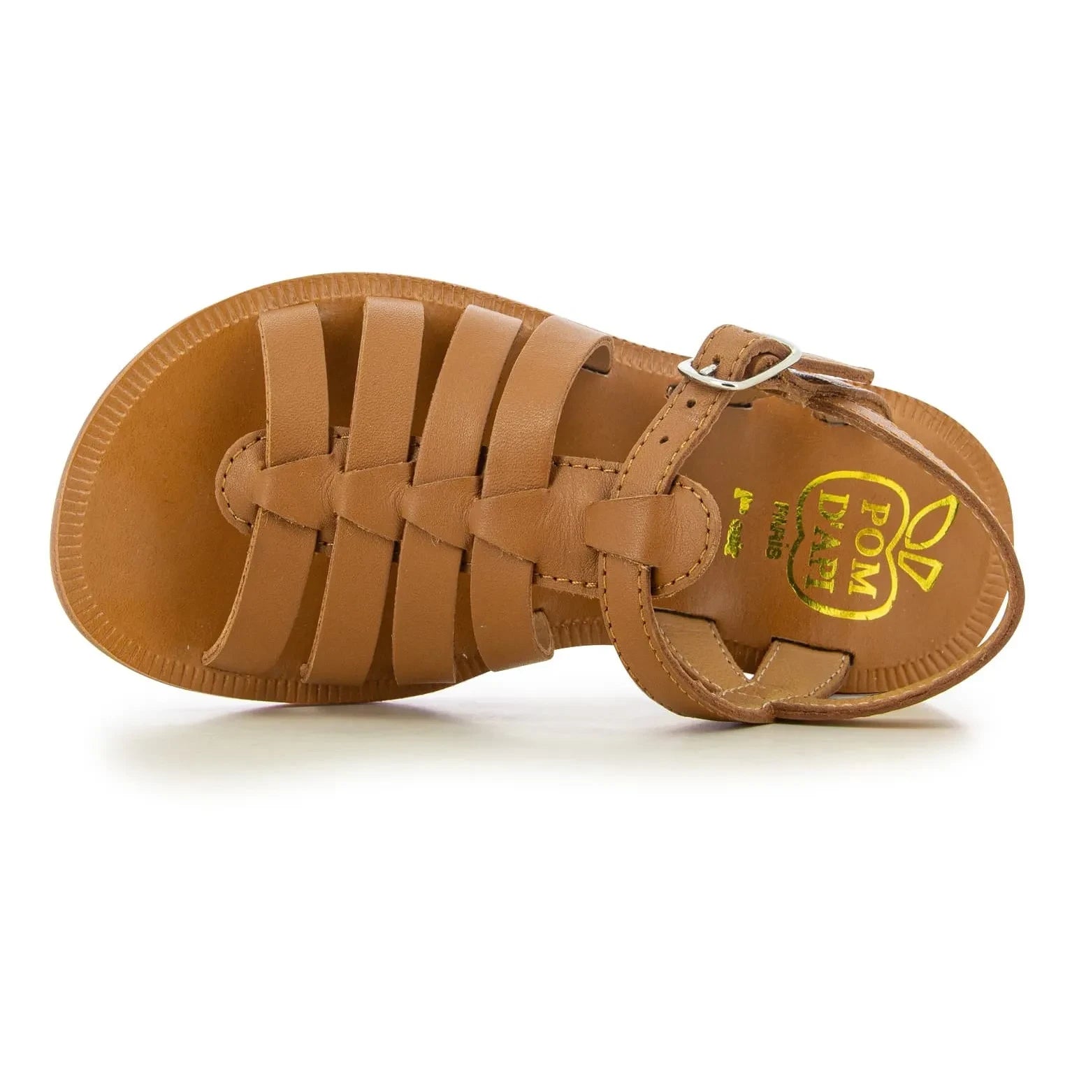 Pom d'Api - Plagette Lace-up Sandals | Camel