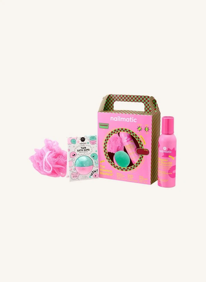 Nailmatic Kids - Washing Machine Gift Set | Pink